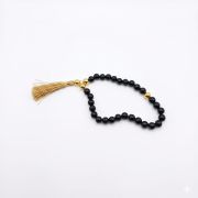 Chapelet noir de luxe – 33 perles